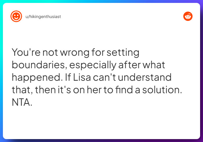 Comment from u/hikingenthusiast