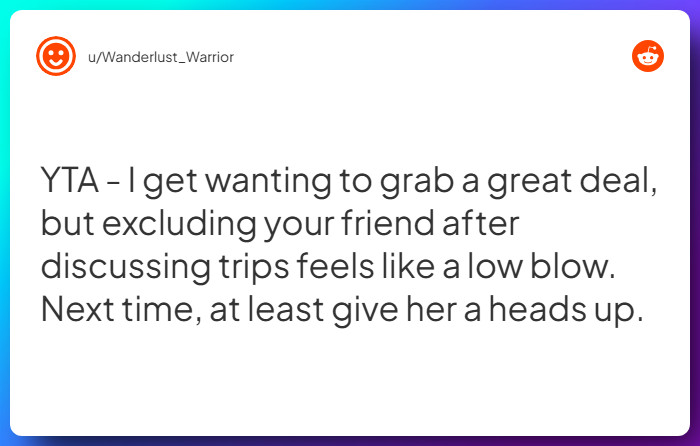 Comment from u/Wanderlust_Warrior