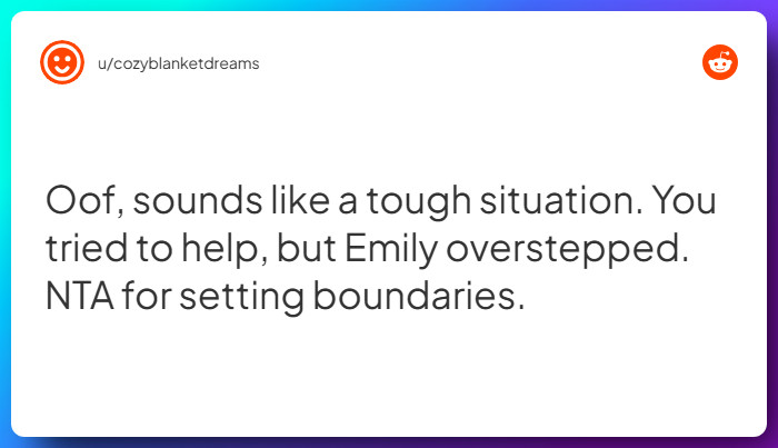 Comment from u/cozyblanketdreams