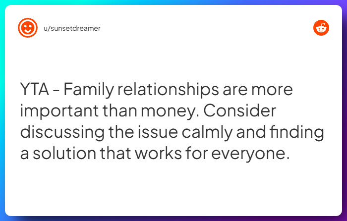 Comment from u/sunsetdreamer