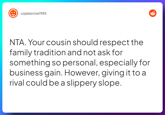 Comment from u/jazzercise1985