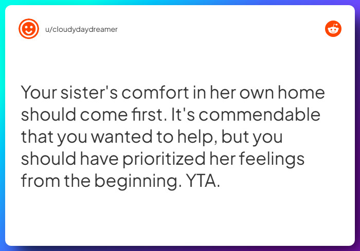 Comment from u/cloudydaydreamer