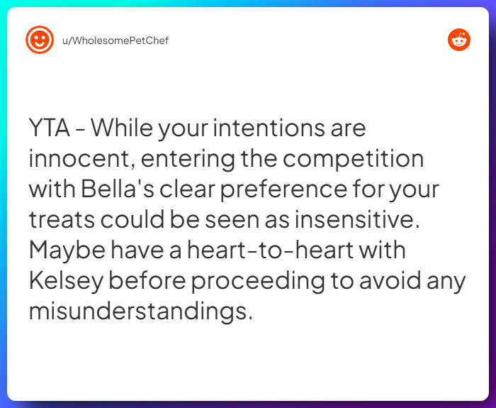 Comment from u/WholesomePetChef