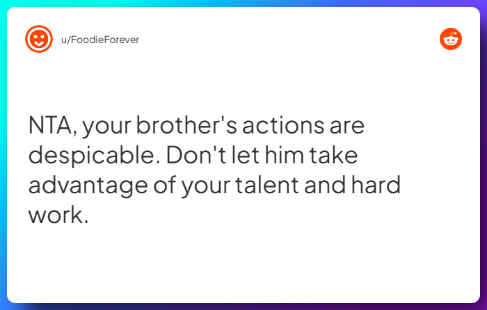 Comment from u/FoodieForever