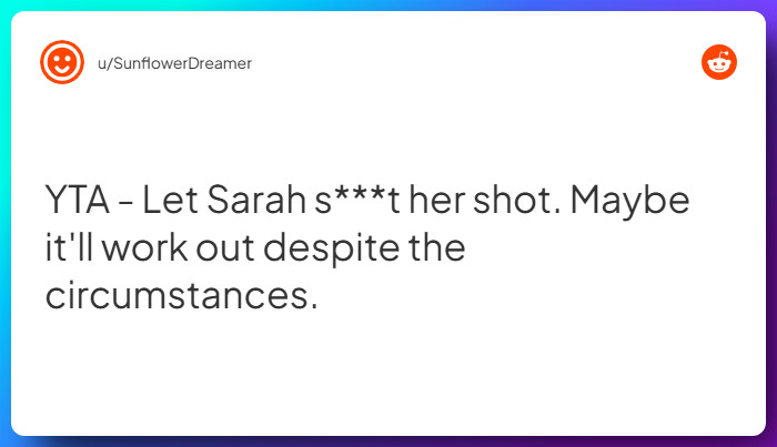 Comment from u/SunflowerDreamer