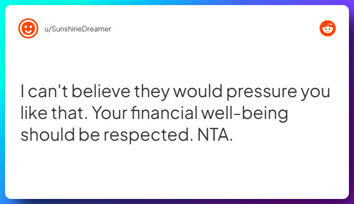 Comment from u/SunshineDreamer