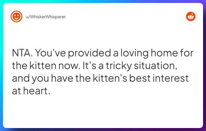 Comment from u/WhiskerWhisperer