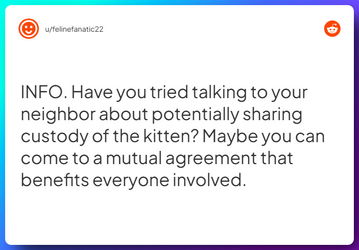 Comment from u/felinefanatic22