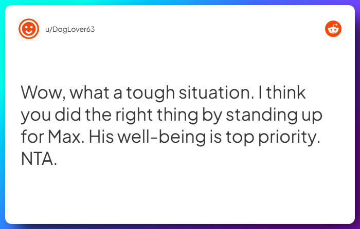 Comment from u/DogLover63