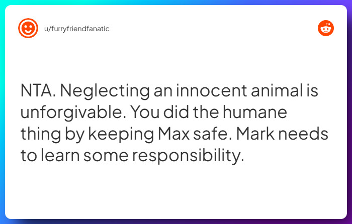 Comment from u/furryfriendfanatic