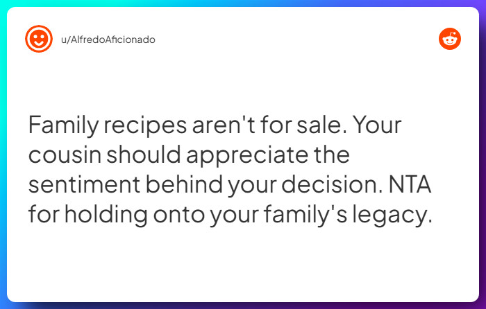 Comment from u/AlfredoAficionado