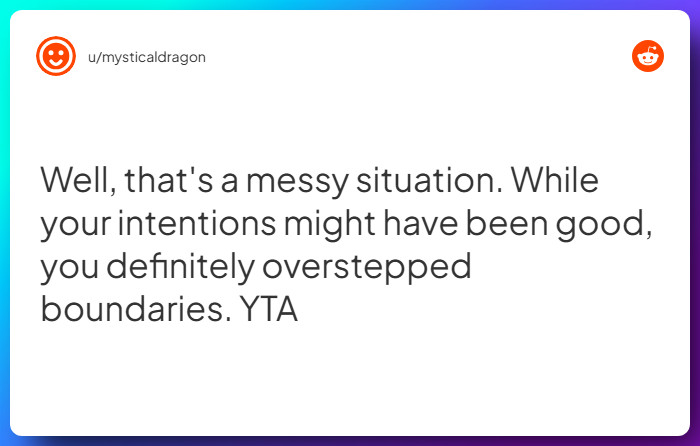 Comment from u/mysticaldragon