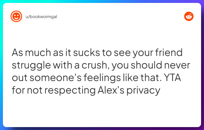 Comment from u/bookwormgal