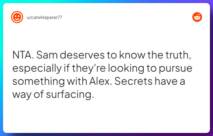 Comment from u/catwhisperer77