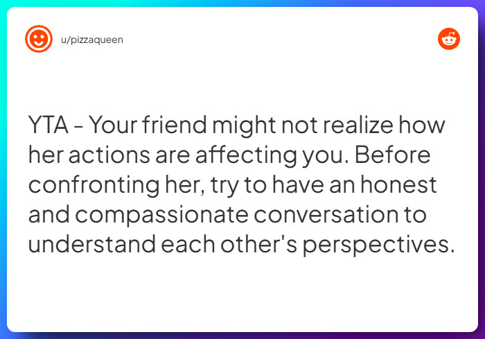 Comment from u/pizzaqueen