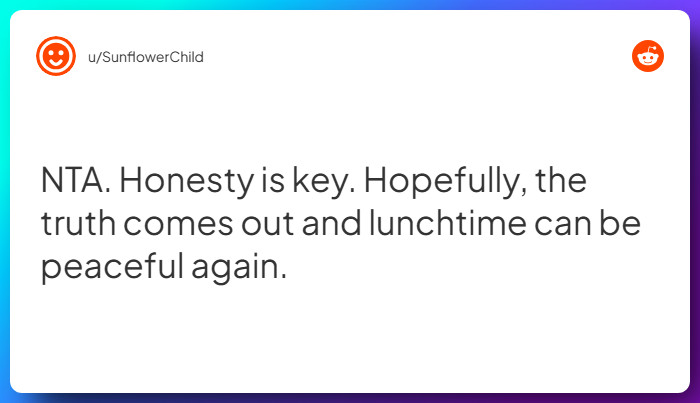 Comment from u/SunflowerChild