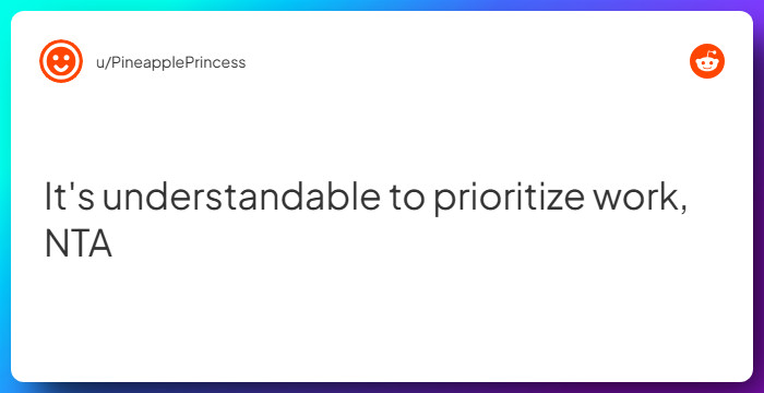 Comment from u/PineapplePrincess