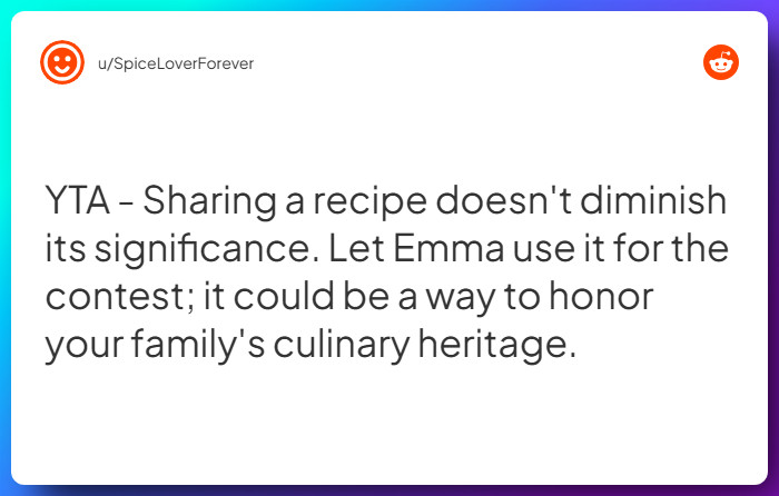 Comment from u/SpiceLoverForever