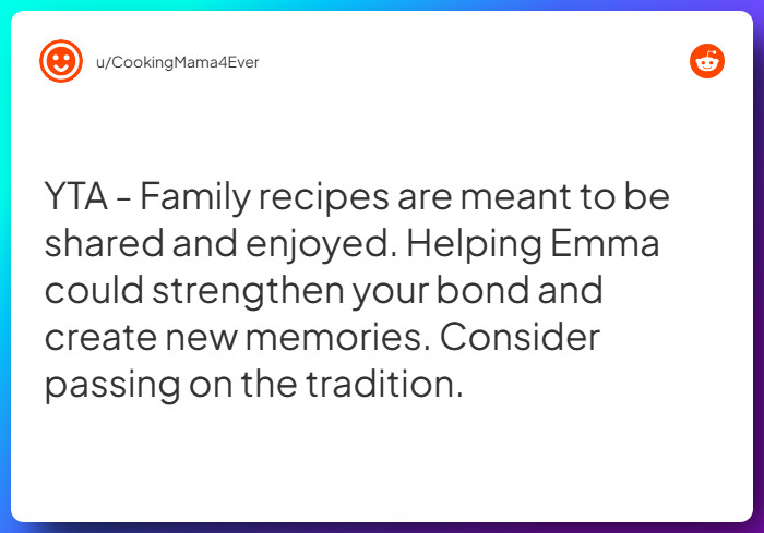 Comment from u/CookingMama4Ever