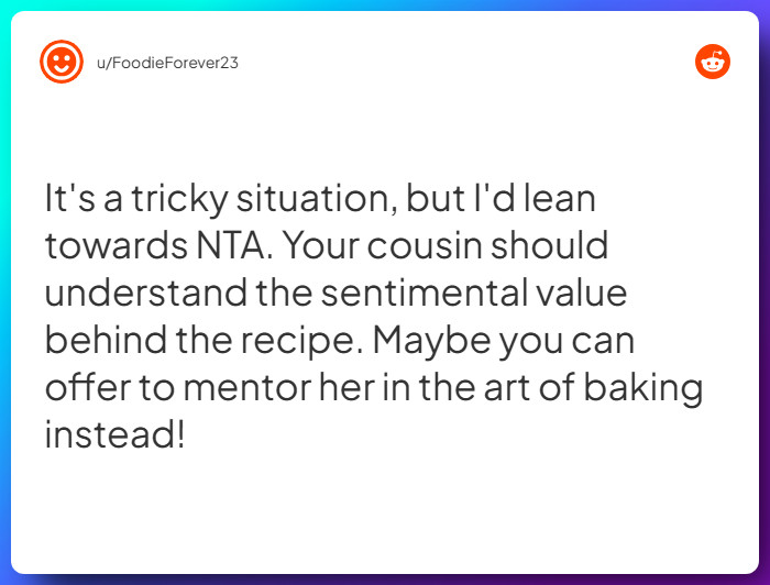 Comment from u/FoodieForever23