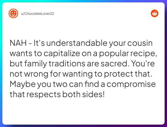 Comment from u/ChocolateLover22