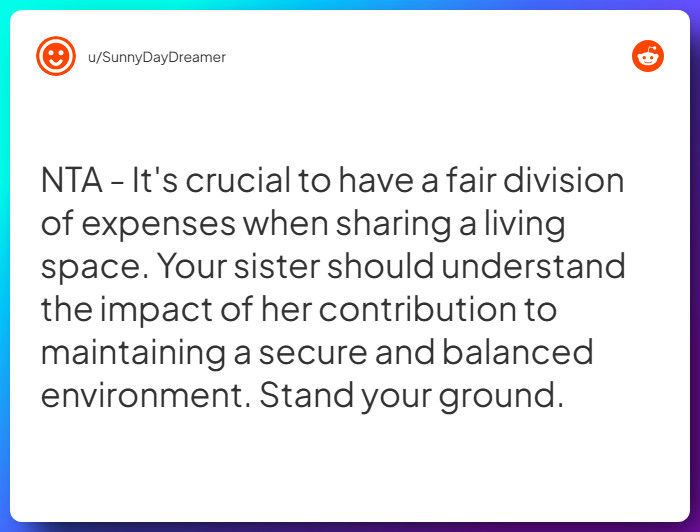 Comment from u/SunnyDayDreamer