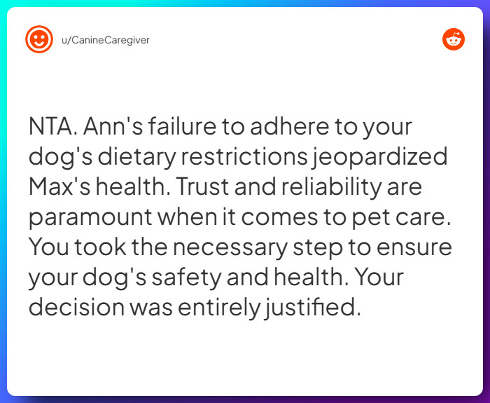 Comment from u/CanineCaregiver