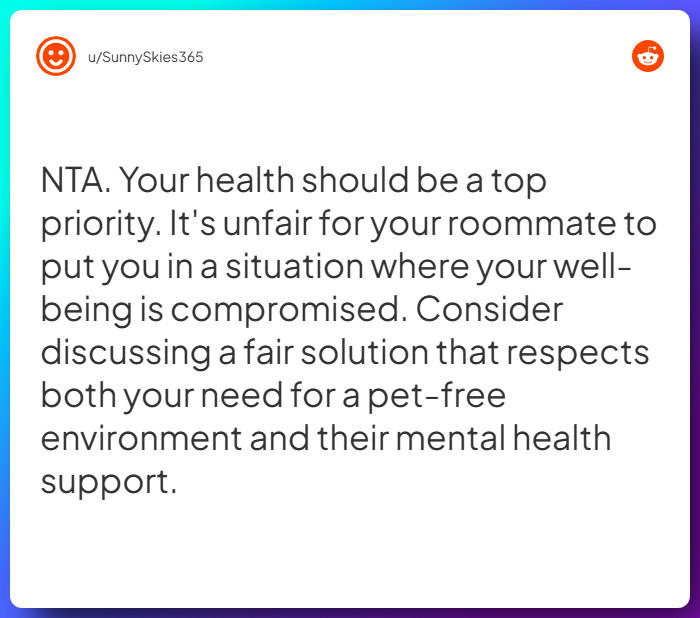 Comment from u/SunnySkies365