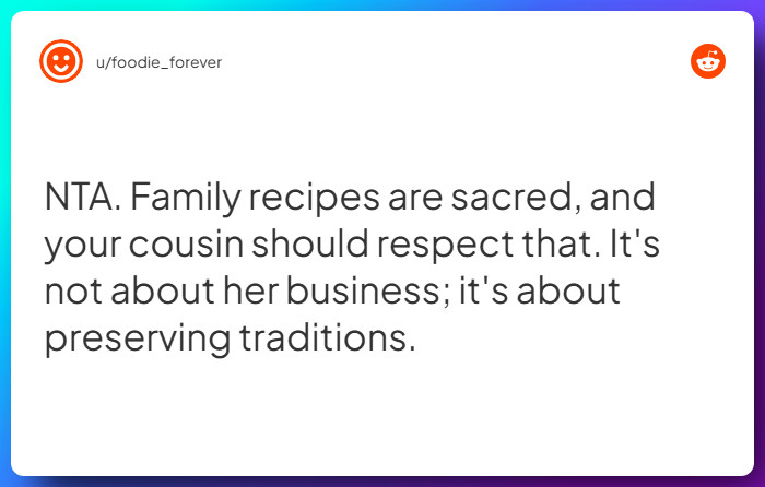 Comment from u/foodie_forever