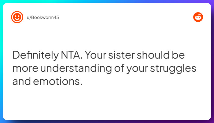 Comment from u/Bookworm45