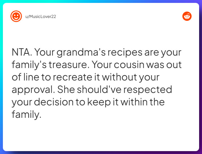 Comment from u/MusicLover22