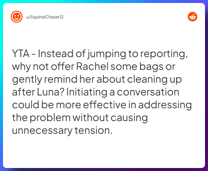 Comment from u/SquirrelChaser12