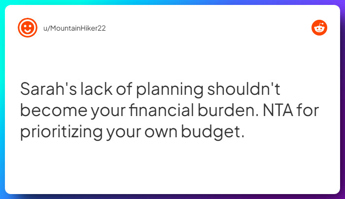 Comment from u/MountainHiker22