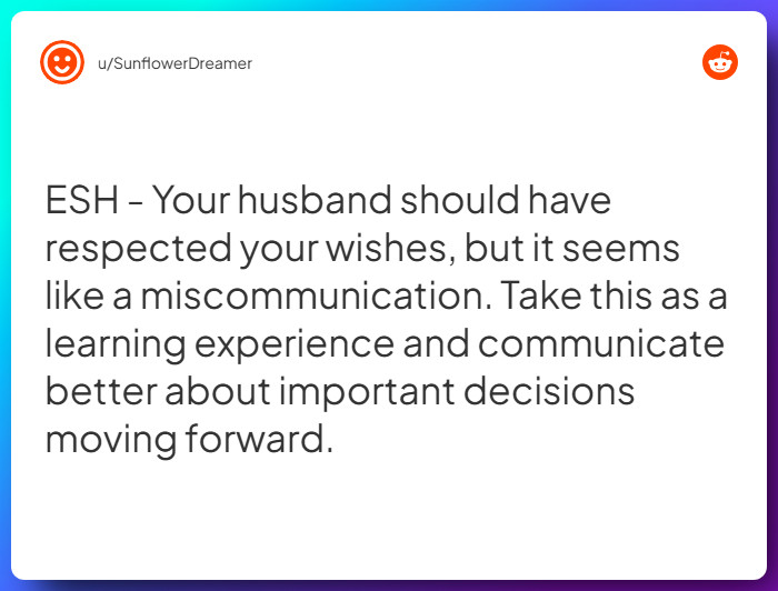 Comment from u/SunflowerDreamer