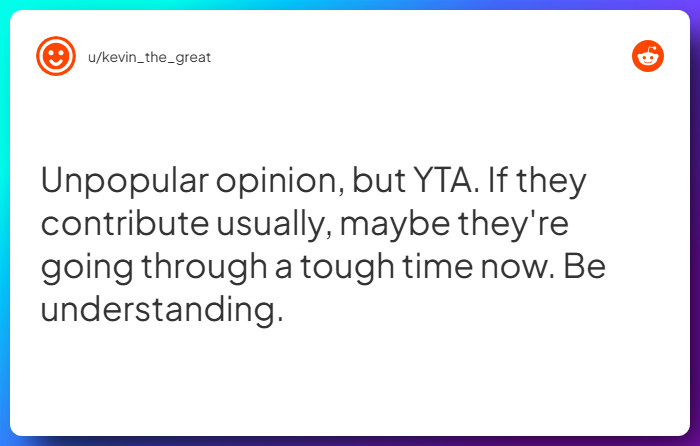 Comment from u/kevin_the_great