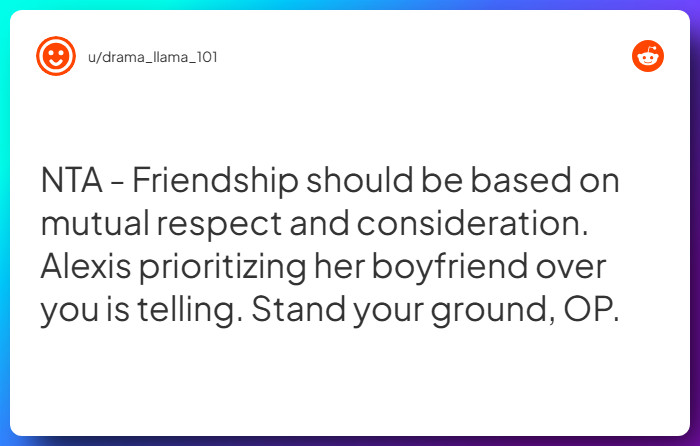 Comment from u/drama_llama_101