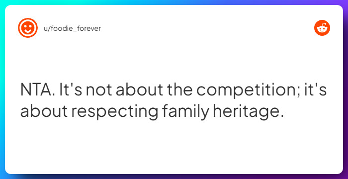 Comment from u/foodie_forever