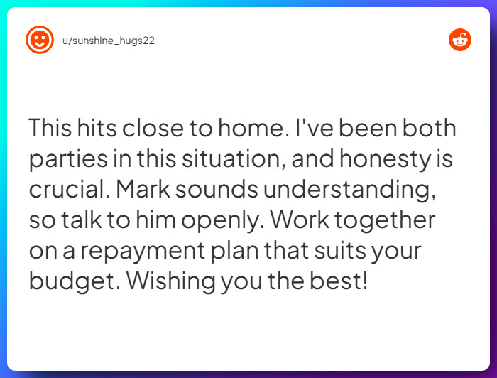 Comment from u/sunshine_hugs22