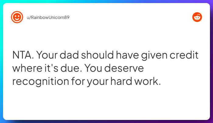 Comment from u/RainbowUnicorn89