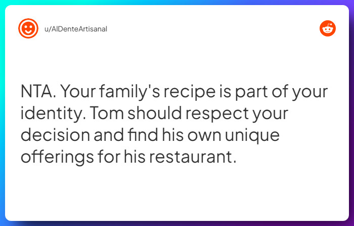 Comment from u/AlDenteArtisanal