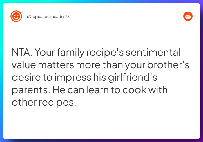 Comment from u/CupcakeCrusader73