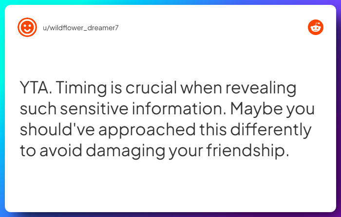 Comment from u/wildflower_dreamer7