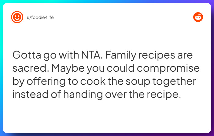 Comment from u/foodie4life