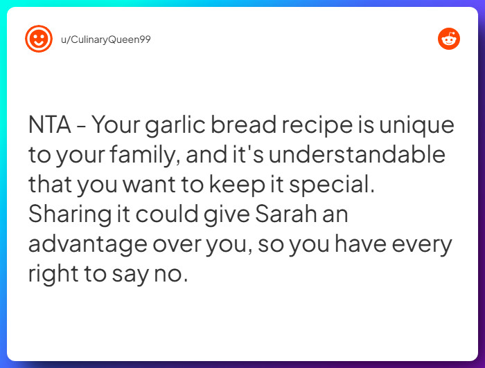 Comment from u/CulinaryQueen99