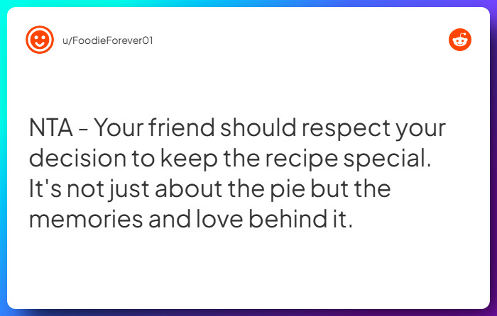 Comment from u/FoodieForever01