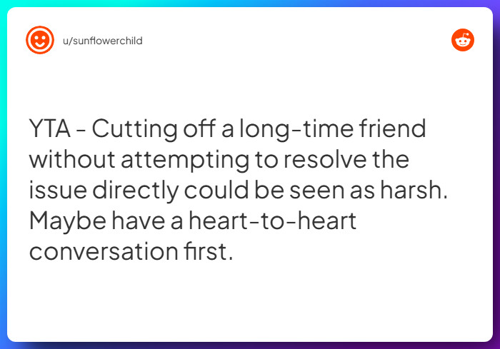 Comment from u/sunflowerchild