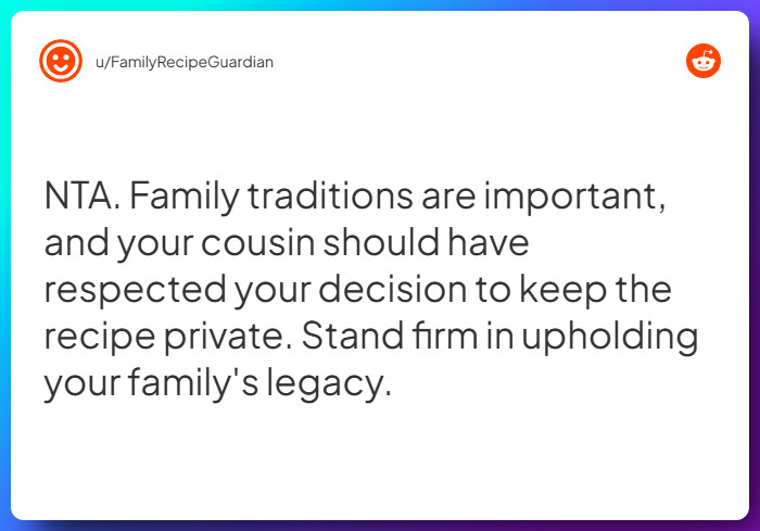 Comment from u/FamilyRecipeGuardian