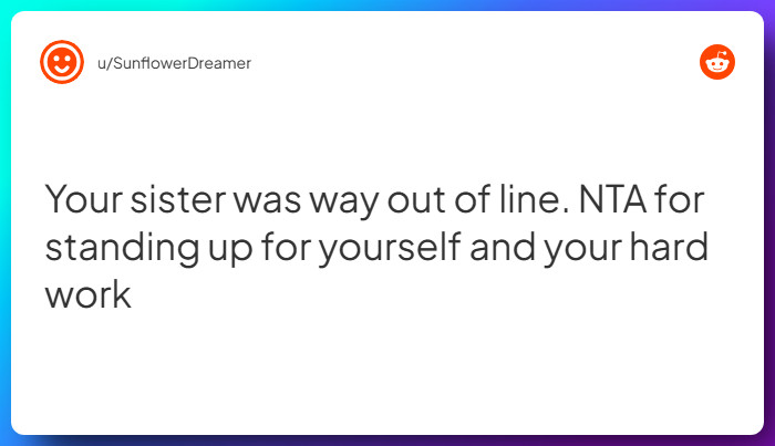 Comment from u/SunflowerDreamer