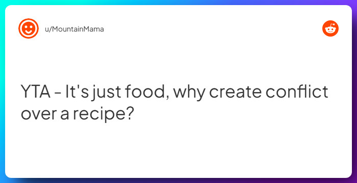 Comment from u/MountainMama