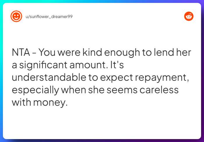 Comment from u/sunflower_dreamer99